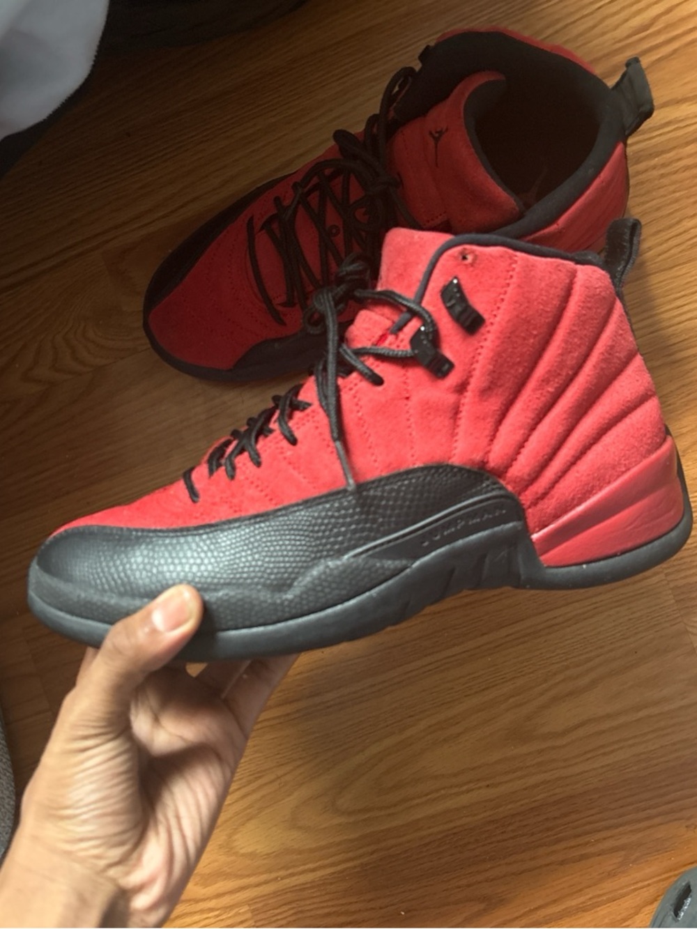 Jordan Men’s Athletic Shoes Red and Black